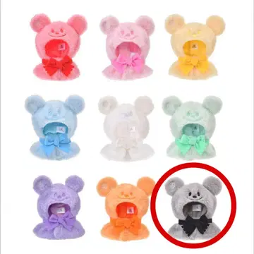 디즈니 시크릿 판초 눈사람 블랙 블랙 컬러