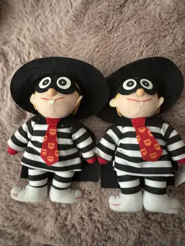 맥도날드 햄버거 인형 2개 세트