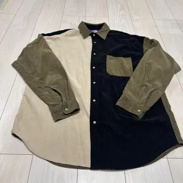 THE NORTH FACE 코듀로이 바이컬러 셔츠