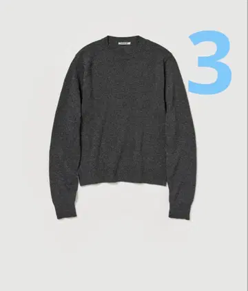 AURALEE 25AW / LIGHT CASHMERE KNIT P/O
