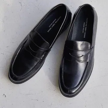 UNITED ARROWS 블랙 로퍼 27cm