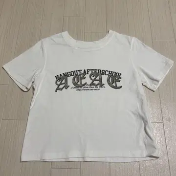 aeae T셔츠 카모플라쥬 크롭 기장