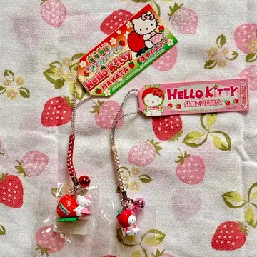 지역 한정 헬로키티 하카타 아마오 딸기 시즈오카 한정판 딸기 산리오 키티