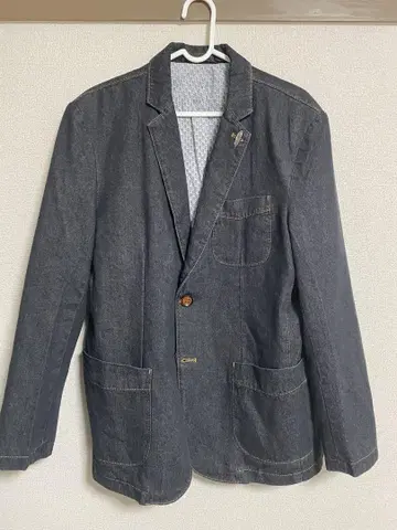 다크 데님 블레이저 자켓