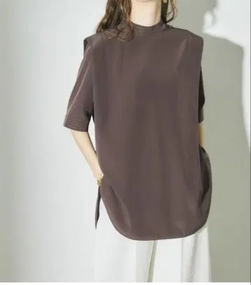 퍼블릭 도쿄 블라우스 다크 브라운