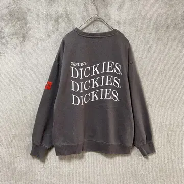 Dickies/트레이닝복/M/백 디자인 로고 프린트 속기모 그레이