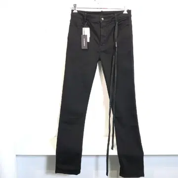 새상품 ANN DEMEULEMEESTER 스키니 팬츠 블랙 29