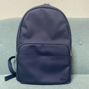 Lacoste 네이비 남성용 클래식 포켓 백팩