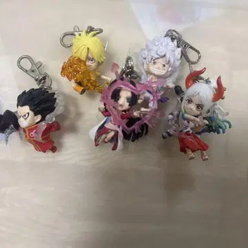 원피스 ONEPIECE 피규어 키링 5체 세트