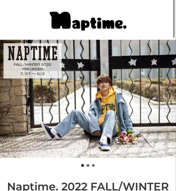 Naptime 코듀로이 SHIRTS BLUE Nissy 착용 사이즈