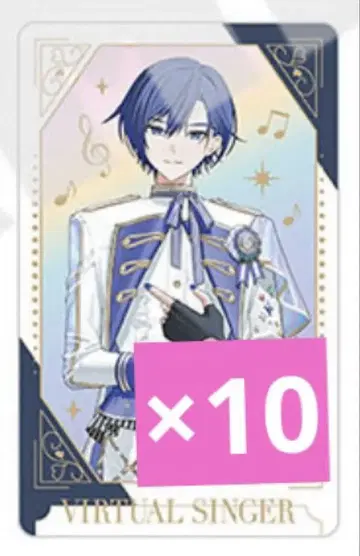 프로세카 감사제 5주년 그리팅 카드 바차신 KAITO 10장