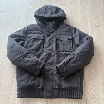 새상품급 G-STAR RAW 다크 그레이 다운 자켓 후드 부착