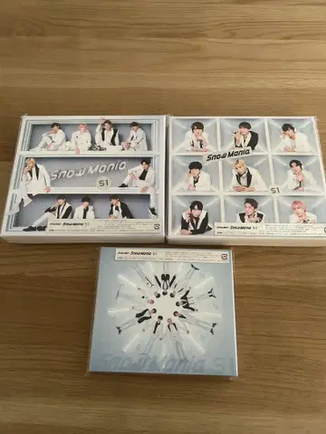 SnowMan 첫 번째 정규 앨범 SnowMania S1 3가지 형태