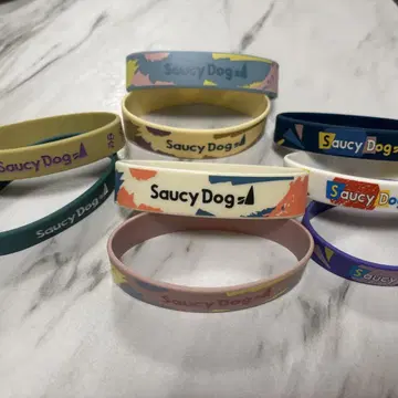 Saucy Dog 러버밴드 묶음 판매 (덤 포함)