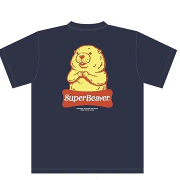 SUPER BEAVER T셔츠 네이비 L