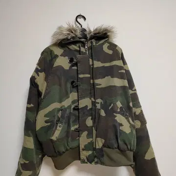 STEEPC N-2B 타입 퍼 카모 플라이트 재킷