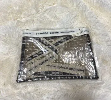 beautiful people 메쉬 클리어 숄더백