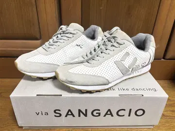 via SANGACIO 스니커즈 화이트/그레이