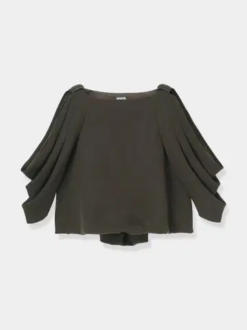 L'AUBE BLANC Drape Sleeve Balloon Tops