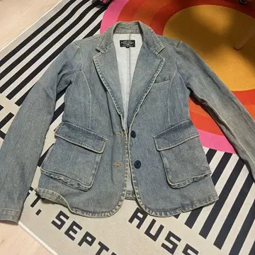 [ Lauren JEANS ] 데님 블레이저 자켓