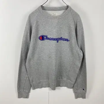 빈티지 Champion 트레이닝복 풀오버 빅 로고 L
