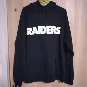 빈티지 RAIDERS GOLDWIN 후드 부착 후드티 블랙