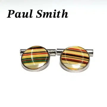 폴스미스 커프스 멀티 스트라이프 좌우 비대칭 원형 Paul Smith
