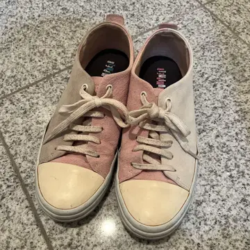 CAMPER 캠퍼 TWINS 트윈즈 스니커즈 가죽 핑크