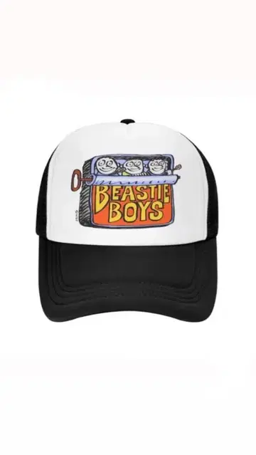 BEASTIE BOYS 트래커 캡 화이트/블랙