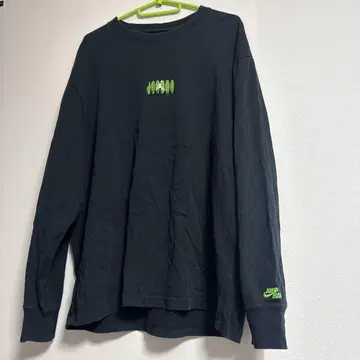 Jordan 블랙 긴팔 티셔츠 XXL