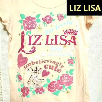 올해만 가격 인하 레어 리즈리사 LIZ LISA 반팔 T셔츠 핑크 꽃무늬