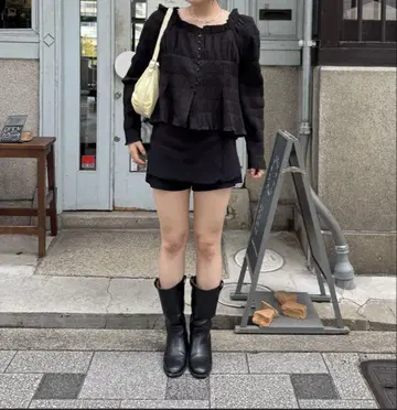 미스틱 셔링 블라우스