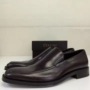 DOUCAL'S 다크 브라운 슬립온 슈즈