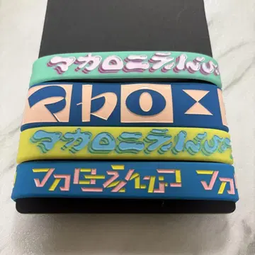 마카로니 연필 러버밴드 4개 세트