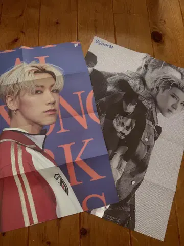 EXO NCT WayV SuperM 대형 포스터 2장 세트