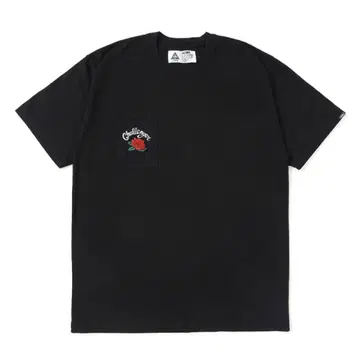 CHALLENGER ROSE PKT TEE 블랙 M 새상품