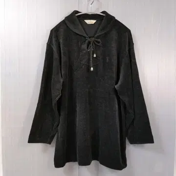 TRUSSARDI 플리스 다크 그레이 긴팔 셔츠 3L