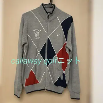 callaway 남성용 골프 니트 프론트 오픈