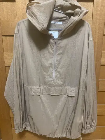 DISCOAT 후드 부착 베이지 자켓 F