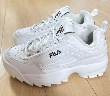 새상품급 FILA 디스럽터 2 23.5cm 화이트
