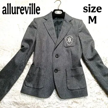 새상품급 allureville 여성용 테일러드 자켓 캐시미어 혼방 M