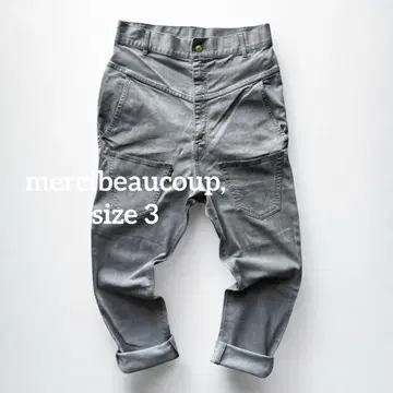 1509 mercibeaucoup 메르시보쿠 뒤앞 데님 팬츠 3