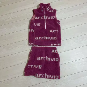 archivio 베스트와 스커트 세트