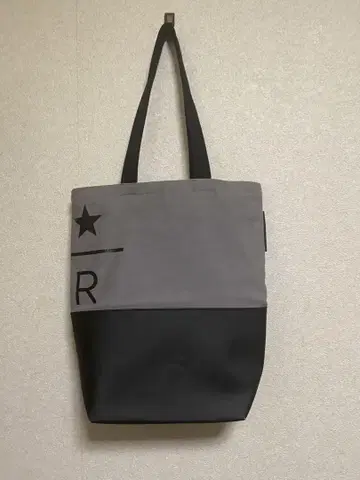 스타벅스 그레이 x 블랙 토트백