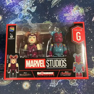 해피 복권 마벨 BE@RBRICK 비전 페어 박스 g상