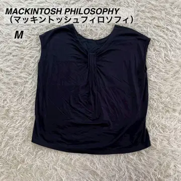 MACKINTOSH PHILOSOPHY 이소재 절개 티셔츠 레이스