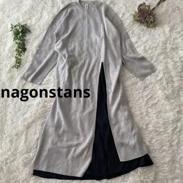 [ 새상품급 ] 나곤스탠스 캐시미어 혼방 니트 슬릿 원피스 38