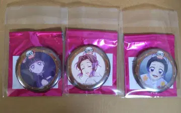 귀멸의 칼날 무한성 콜라보 카페 2기 캔뱃지 코쵸우 시노부 츠유리 카나오