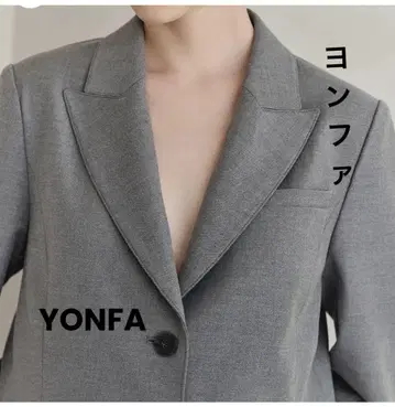 YONFA Grace 자켓 그레이 S 사이즈
