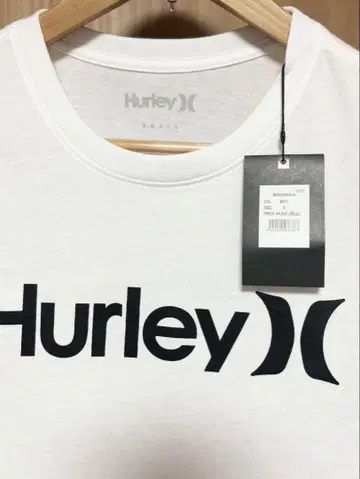 Hurley 로고 프린트 T셔츠 화이트